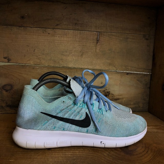 Size 9 5 Nike Free Rn Flyknit 17 Blue Tint For Sale Online Ebay