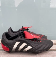 2004 Adidas Predator Pulse SG Red Black Soccer Cleats Size 9