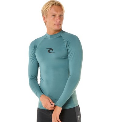 Rip Curl Waves UPF 50+ Perf. Langarm Shirt / Lycra - Bluestone