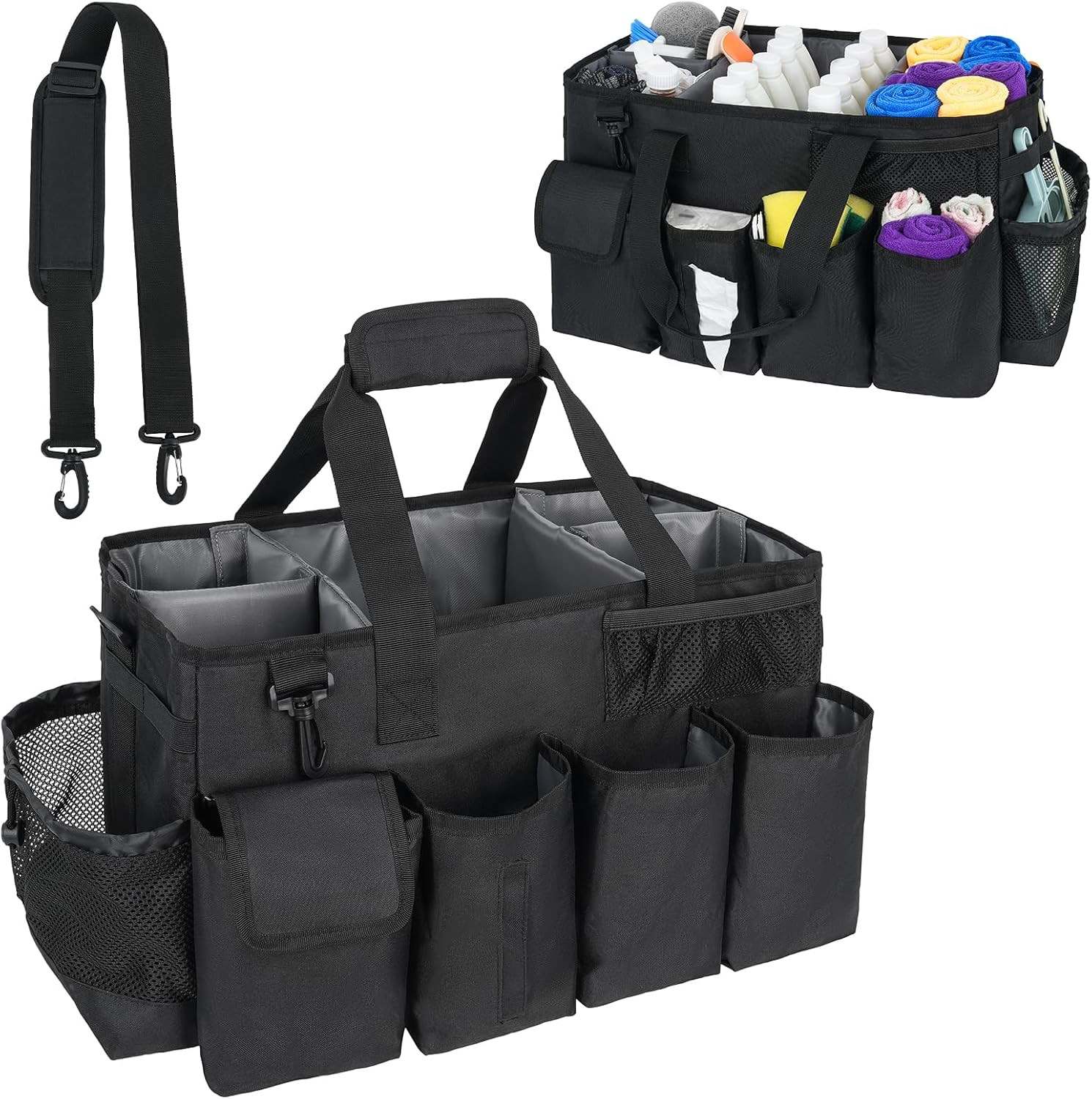 Borsa Car Detailing Organizer - Porta Prodotti Pulizia Auto e Garage