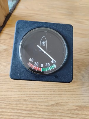 VDO MARINE RUDDER ANGLE INDICATOR GAUGE 1-275-002-041  382-006  85MM TIARA 
