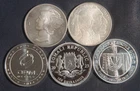 FIVE (5) DIFFERENT 1 OZ .999/.9999 SILVER  ROUNDS LOT 170450