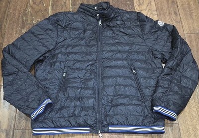 Men's Moncler Longue Saison Lightweight Down Puffer Jacket Size 7 SEE DESCRIPT