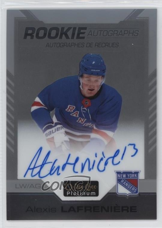 2020-21 O-Pee-Chee Platinum Rookie Auto Alexis Lafreniere #R-AL Auto dk8
