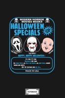 Horror Maske Halloween A50298 Notizbuch 6X9 Zoll 120 Seiten Tagebuch Liniert