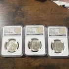 Lot of 3/1961 D NGC MS64 Franklin Half Dollar 50c Silver US Mint Bag Frag Blast
