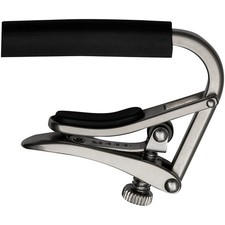 Shubb Standard Series C1N Capo For Steel String Guitar Brushed Nickel Finish