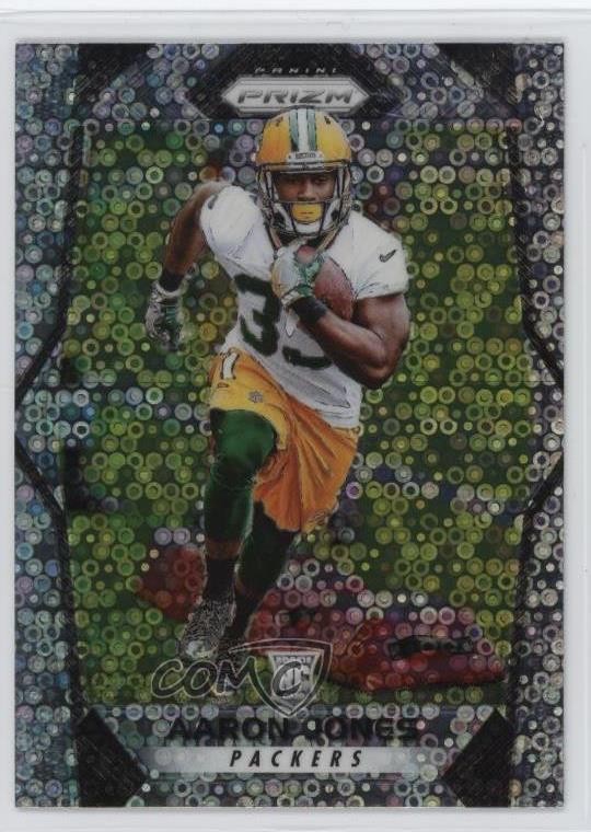 2017 Panini Prizm Rookies Disco Prizm Aaron Jones #288 pw2