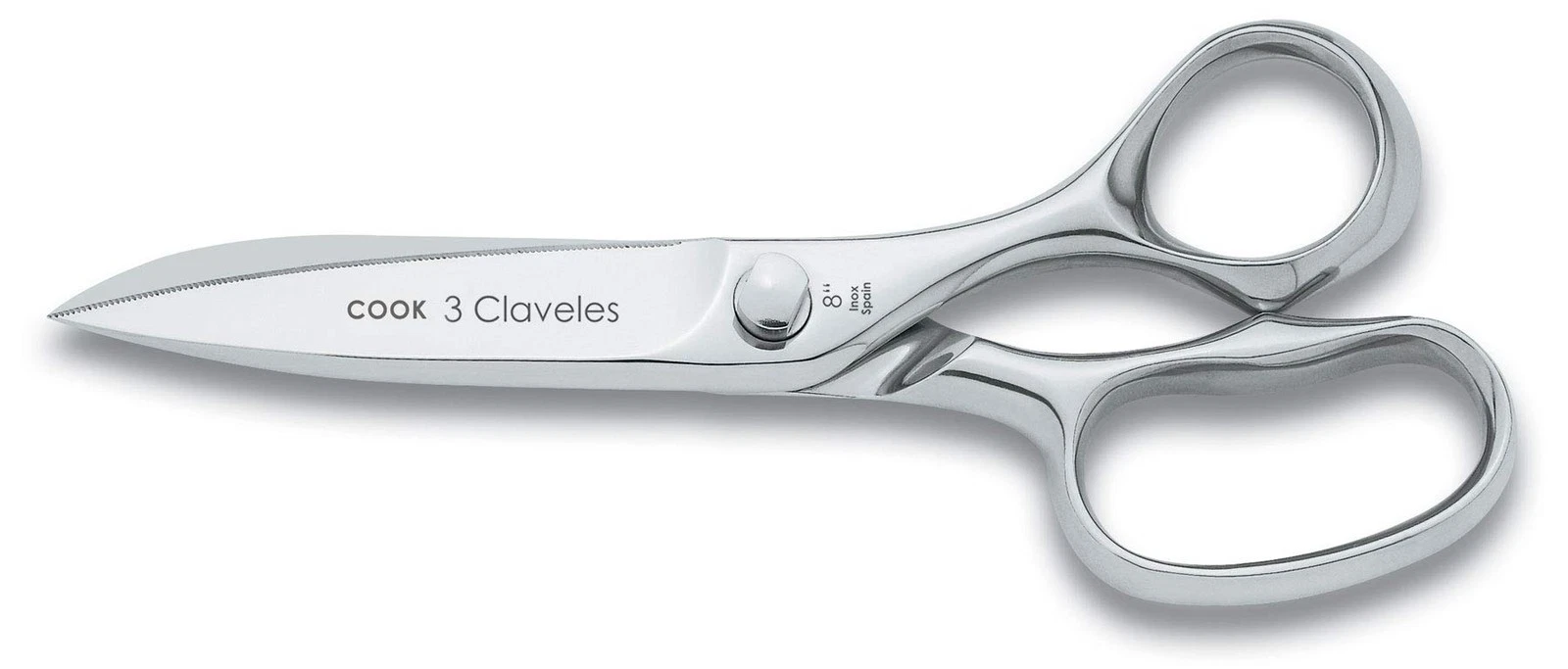 Prof Professional Stainless Steel Cook's Scissors Line Cook for Meat Fish, Gl...