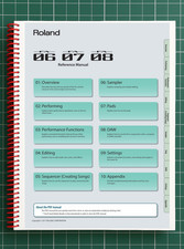 Roland FA-06   7 in 1 Owners Manual Guide Instructions   378 Pages   USA Made