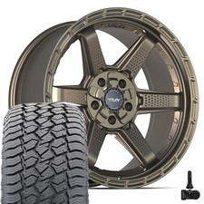 4ps63 Bronze 20x9 Rims 27555r20 At2 Tires Tpms Set Fits Ram Jeep Dodge 4ps63 Bronze 20x9 Rims 27555r20 At2 Tires Tpms Set Fits Ram Jeep Dodge