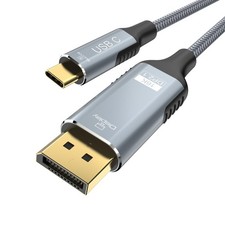 USB C to DisplayPort 2.1 Cable 16K 30Hz 8K 120Hz 40Gbps Type-C to DisplayPort...