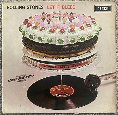 LP The Rolling Stones Let It Bleed, ROYAL SOUND CROWN LABEL STEREO Play Tested