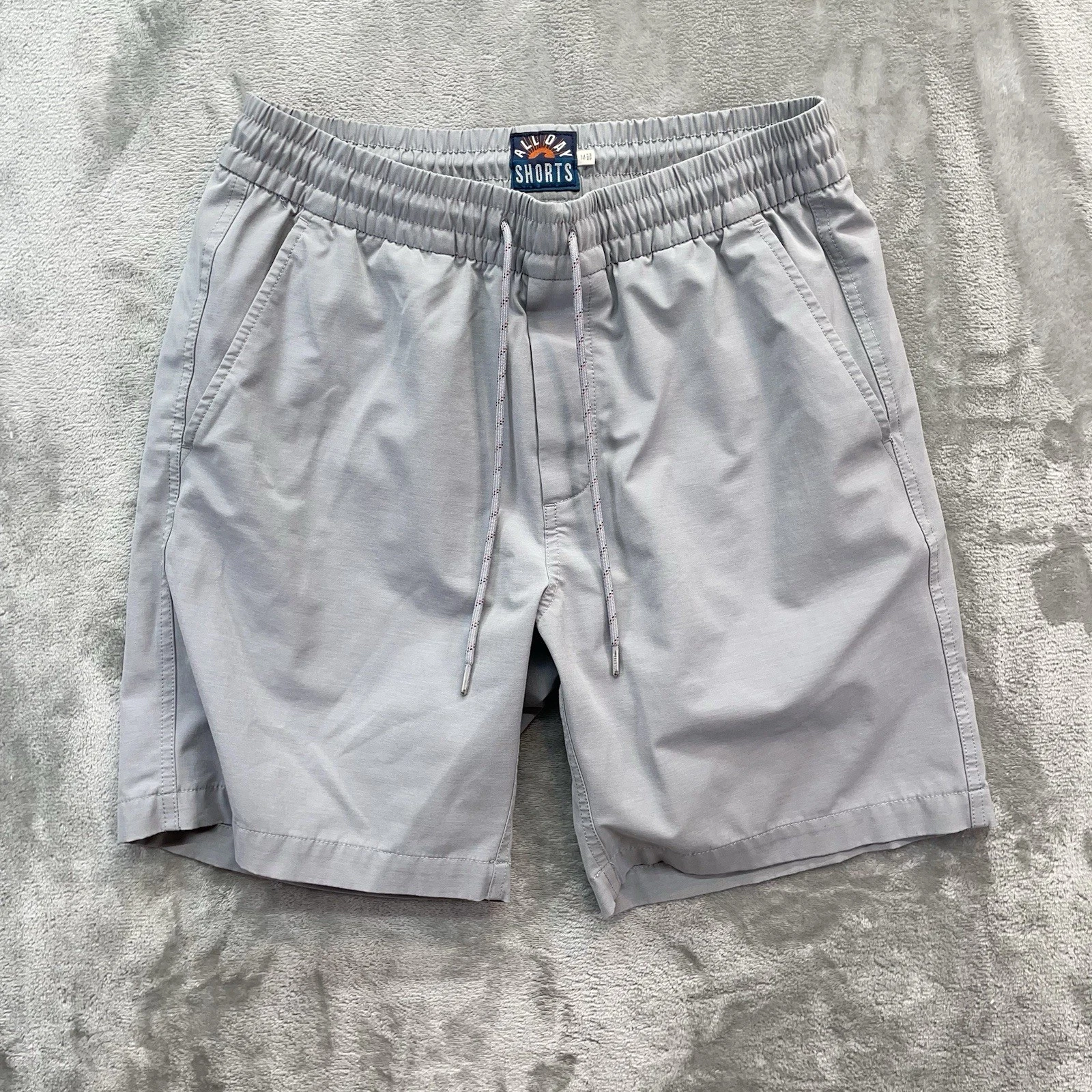 Faherty All Day Shorts Men's medium drawstring casual tech lined pull on gym run