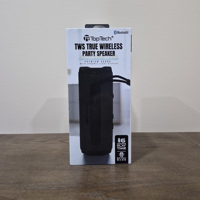 TopTech TWS True Wireless Party Speaker   Bluetooth, Extra Bass, 16hr Playtime