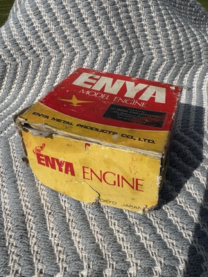 Enya Modell Glühmotor Vintage Box Only RC Flugzeug Aircraft Parts 35-3B