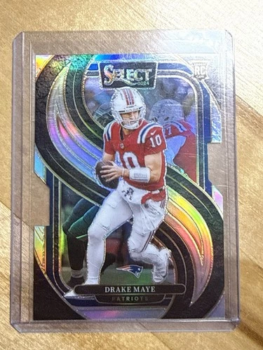 2024 Panini Select - Premier Level Drake Maye #113 Silver Prizm Die-Cut RC 🔥📈