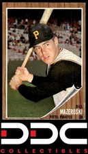1962 Topps #353 Bill Mazeroski Pittsburgh Pirates Excellent