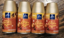 4 Glade Automatic Spray Refills Golden Pumpkin Spice 6.2oz Limited Ed Star Anise