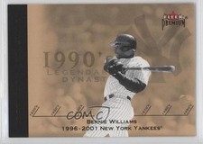 2002 Fleer Premium Legendary Dynasties Gold 103/300 Bernie Williams #35LD 0q3