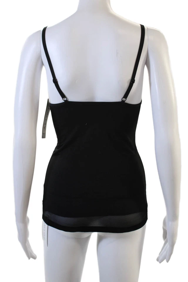 DKNY Womens Underwire Layered Smoothing Tank Top Black Size S - Image 3 of 4