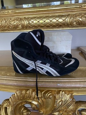 Asics Mens 2000 Mosh Black Performance Rare Wrestling Boxing Shoe JL002 US 11