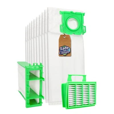 SAFE 'N CLEAN ServiceBox geeignet für Sebo Airbelt K1 K2 K3 6629-ER 6695-ER 10 Beutel 2 Filter