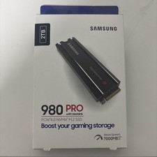 SAMSUNG 980 PRO 2TB with HEATSINK (PS5 Ready) M.2 NVMe (MZ-V8P2T0CW) Sealed NEW