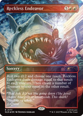 Magic the Gathering MTG Secret Lair x Jaws: Terror of Amity Island