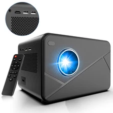 1080P FHD Projectors 400ANSI 4K 5G WiFi Bluetooth HDMI USB Android Home Theater