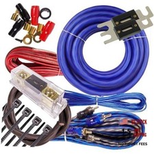 Complete 3000W Gravity 4 Gauge Amplifier Installation Wiring Kit Amp Pk2 4 Ga