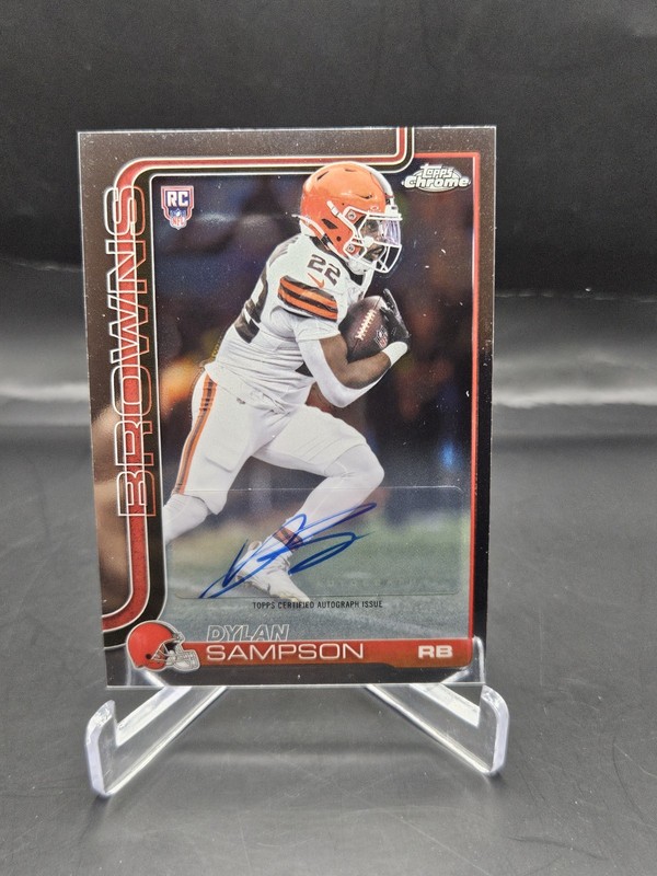 2025 Topps Chrome - Rookie Autographs Dylan Sampson #RA-DSA (AU, RC)
