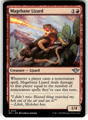 Magebane Lizard #134 (NM) Thunder Junction OTJ Magic MTG