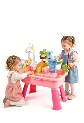 #ad Play Day Otter Sand and Water Table Activity Playset Multicolor $65.00