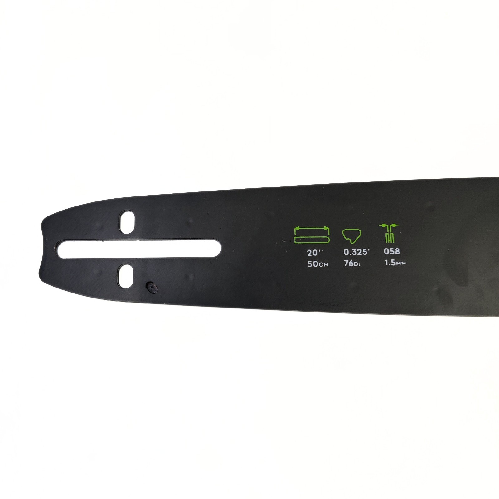 Guide chaine tronconneuse 50cm anti vibration a pas 0.325 pour une coupe fluide