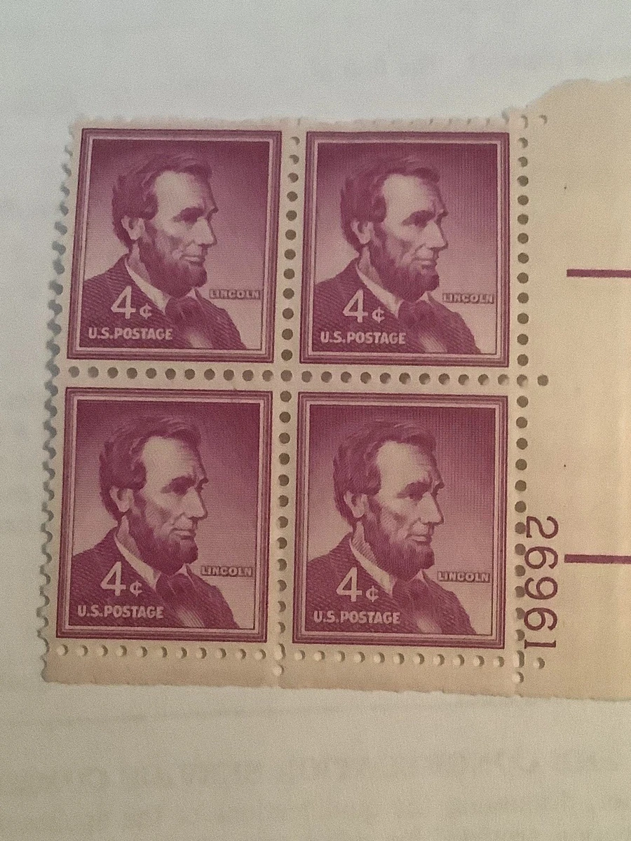 4 Cent Lincoln Stamp In Used Us Stamps (1901-Now) for sale | eBay