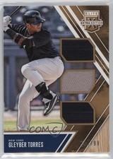 2017 Elite Extra Edition Triple Materials Holo Gold 48/99 Gleyber Torres s3g