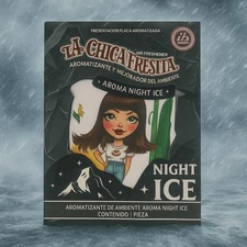 4 pz Night Ice LA CHICA FRESITA Car Air Freshener Aromatizante Mexico black