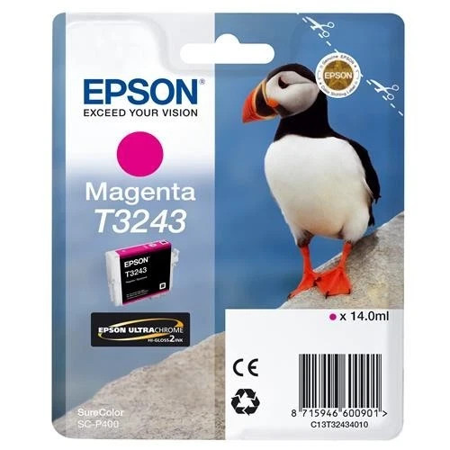 Genuine Epson T3243 Magenta Ink Cartridge - Image 3