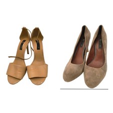 2 Stk Mango High Heels Für Sammler , Sichtbar Getragen Zstd Akzeptabel 