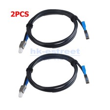 2X 12G Mini SAS HD SFF-8644 to SFF-8644 Cable For Dell 0GYK61 MD1420 MD3420, 2M