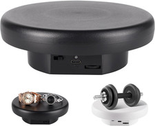 360  Rotating Display Stand Motorized Turntable 6.3" 15lb USB Black