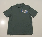 NWT Mens KIRKLAND Green Performance Polo Shirt Size Large