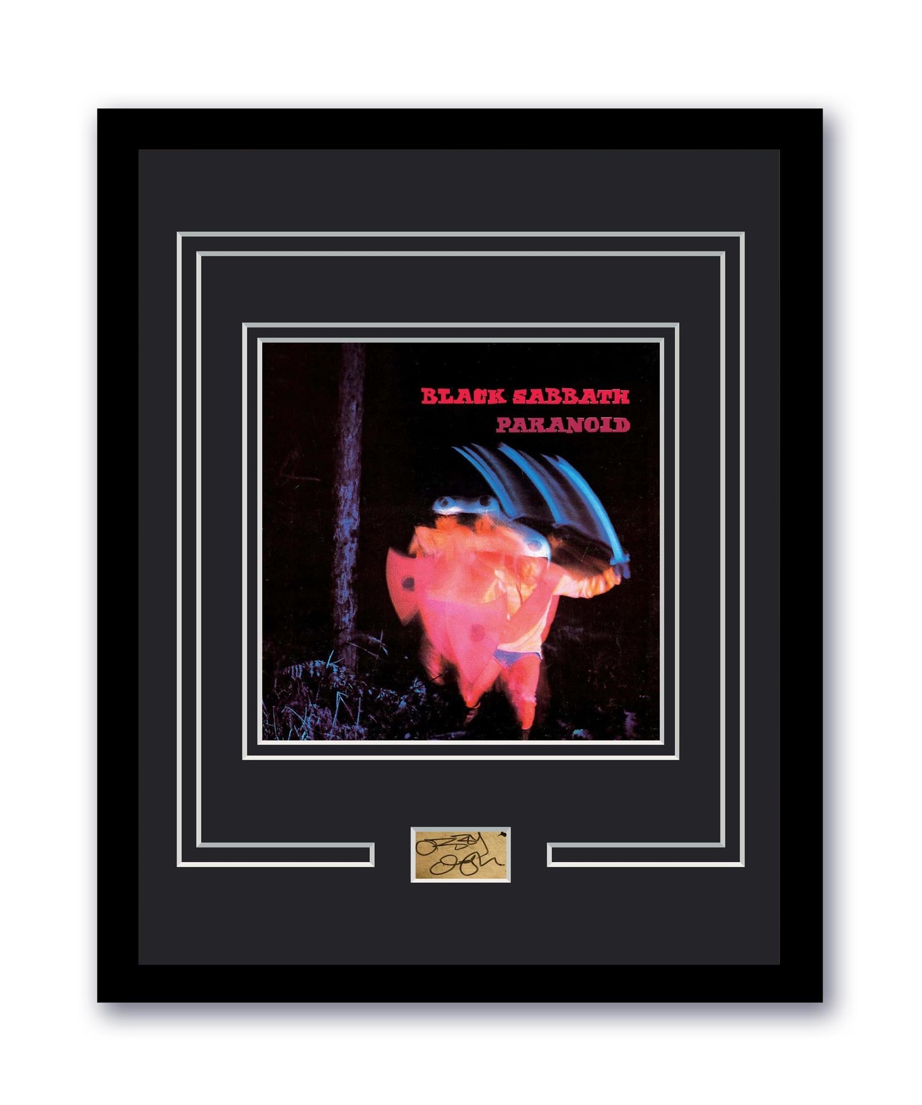 Black Sabbath Ozzy Osbourne Autographed Signed 11x14 Framed Photo Paranoid ACOA