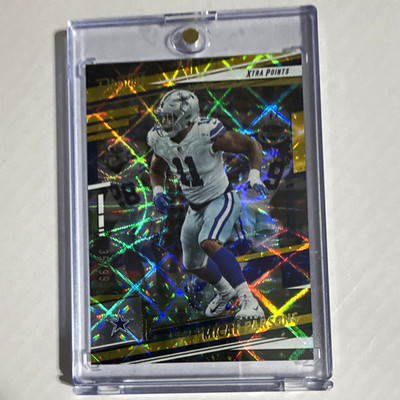 Panini 2022 Prestige Micah Parsons Cowboys Xtra Points Parallel #84 35/99