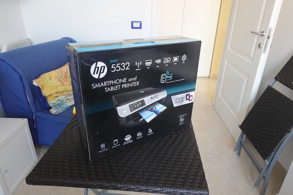 HP Envy 5530 WLAN STAMPANTE-SCANNER-COPIATRICE A COLORI ePrint USB - IMBALLATA - Immagine 3 di 4
