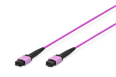 Digitus Glasfaser-Patchkabel, MPO, Buchse, OM4, Methode A, 10m