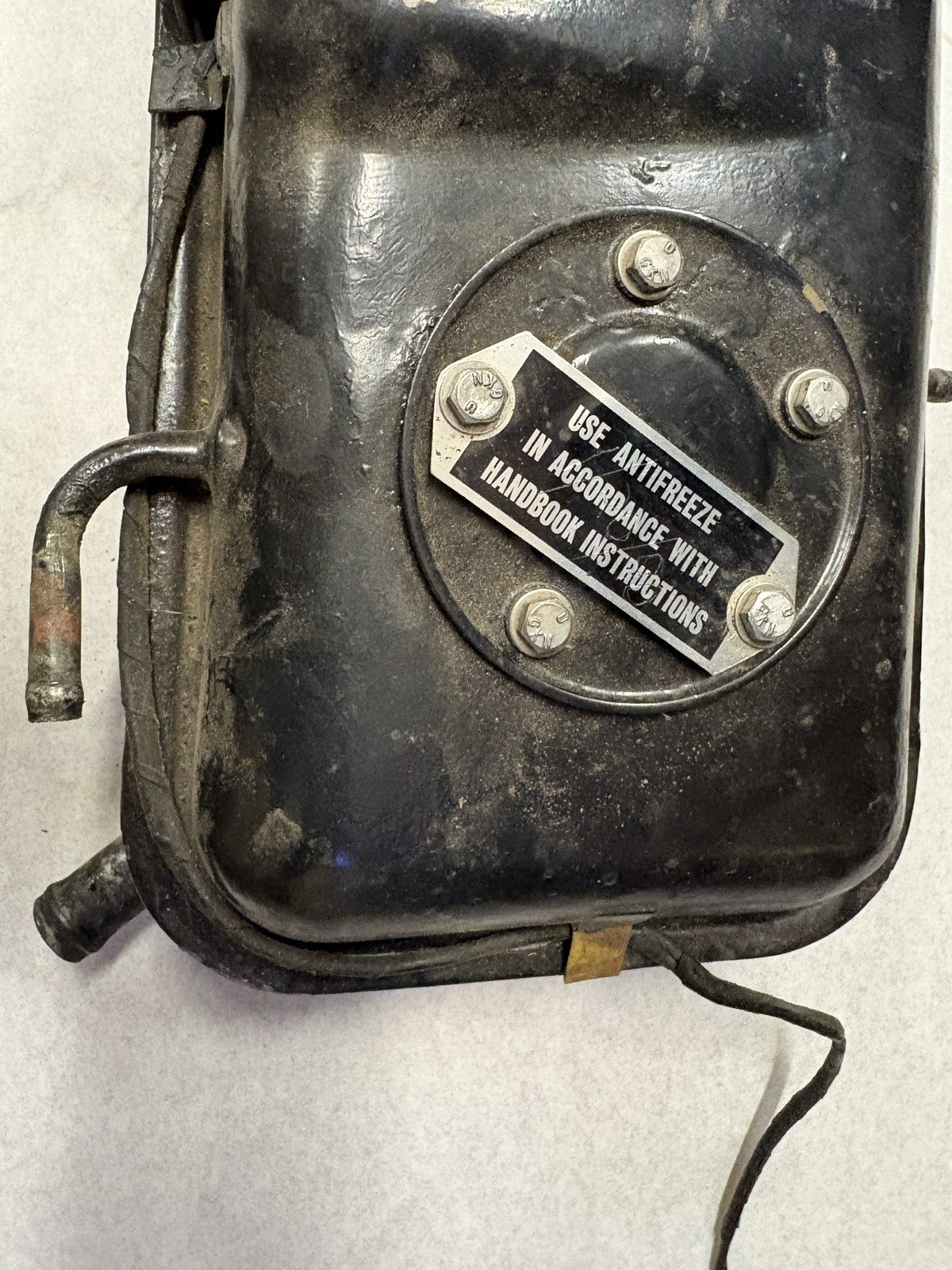 Engine Radiator Coolant Header Reservoir Tank OEM Rolls Royce corniche 1975