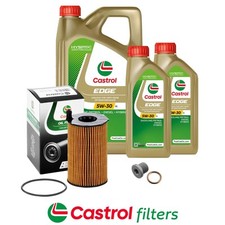 FOR AUDI A7 3.0 TDI MK1 SE DIESEL CASTROL OIL CHANGE FILTER SERVICE KIT & 7L