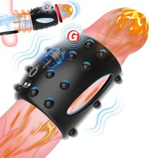 Men-Electric-Penis-Enlarger-Stretcher Sleeve-Penis-Extender-Enhancer Ring-Reuse